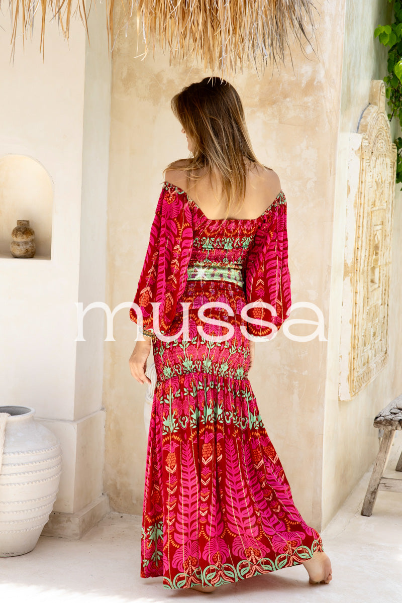 Vestido Kait Frambuesa