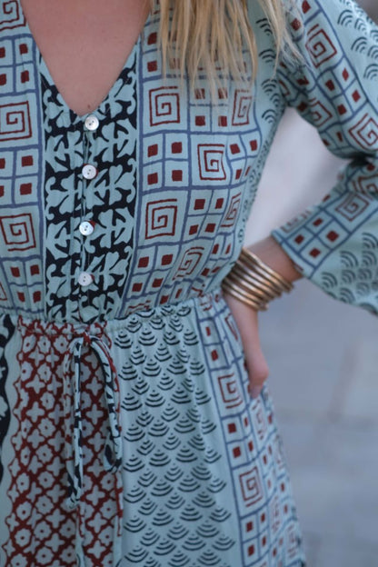 Vestido Porto Celeste