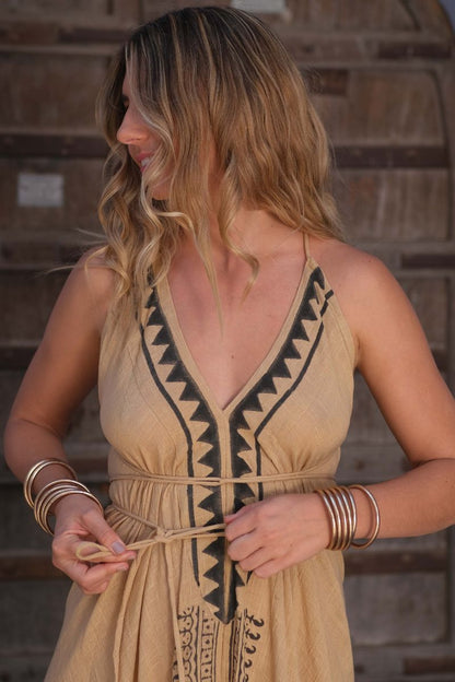 Vestido Kerala Camel