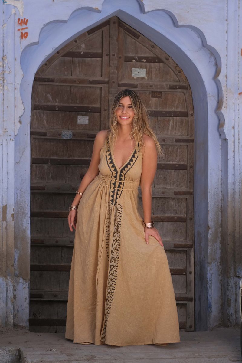 Vestido Kerala Camel