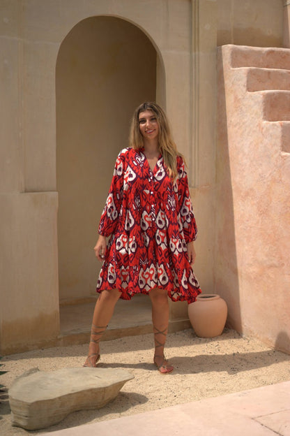 Vestido Coral Ohana Corto