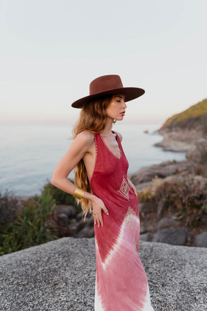 Vestido Zigma Burdeos