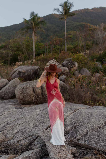 Vestido Zigma Burdeos