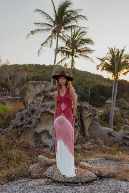 Vestido Zigma Burdeos