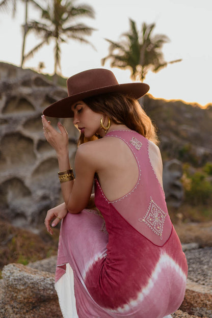 Vestido Zigma Burdeos