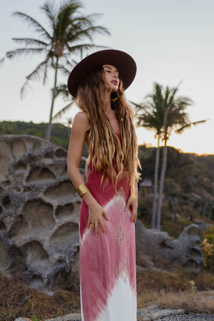 Vestido Zigma Burdeos