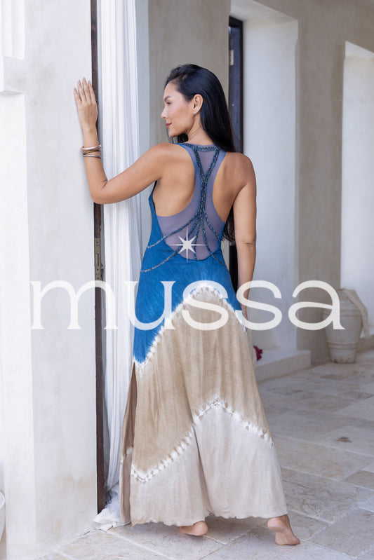 Vestido eucalipto TD azul