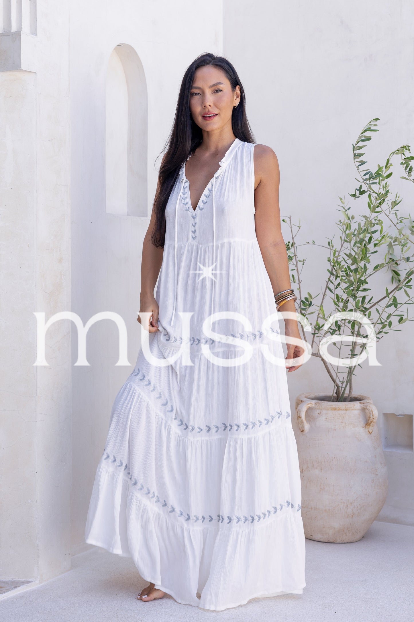 Vestido Laura blanco