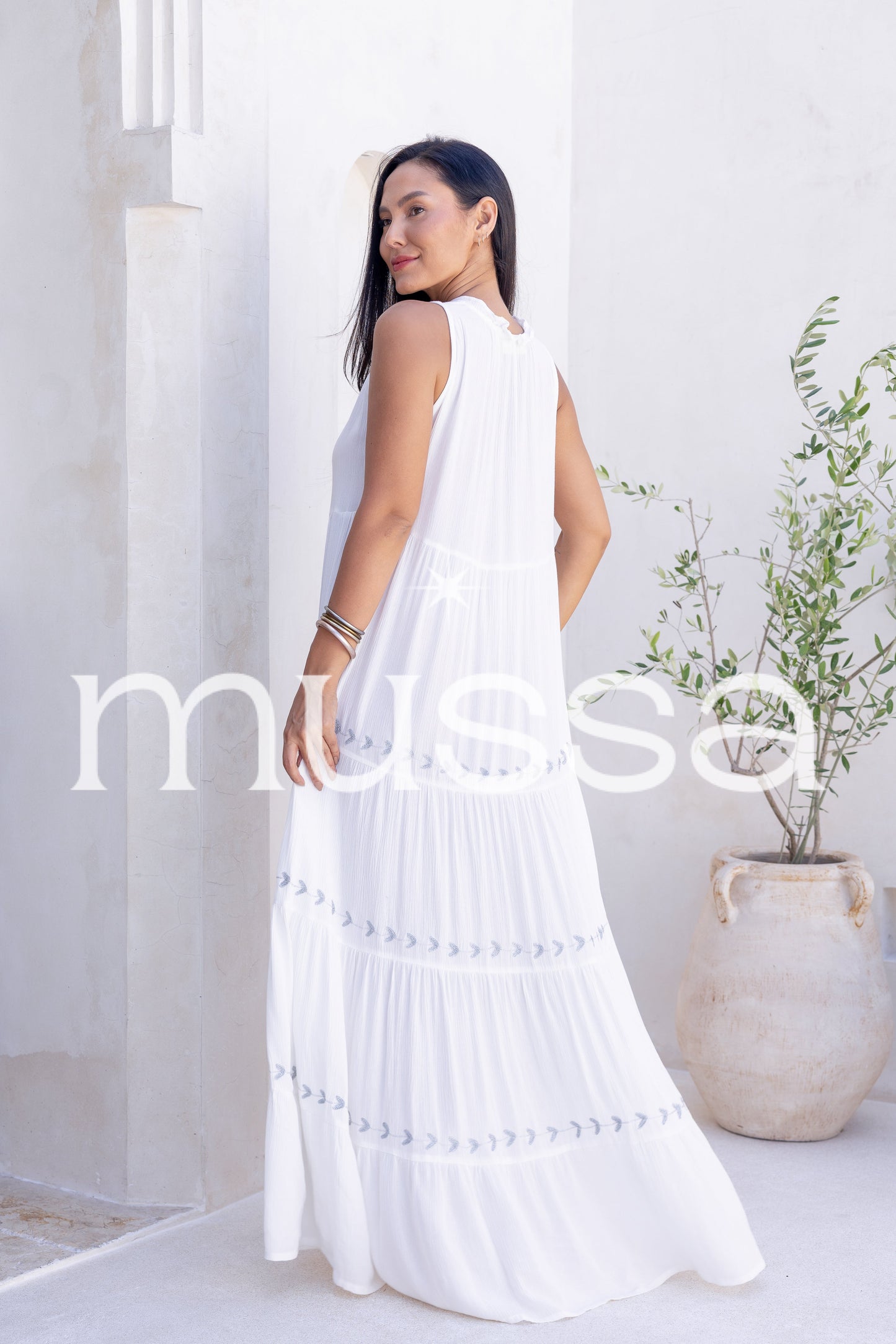 Vestido Laura blanco