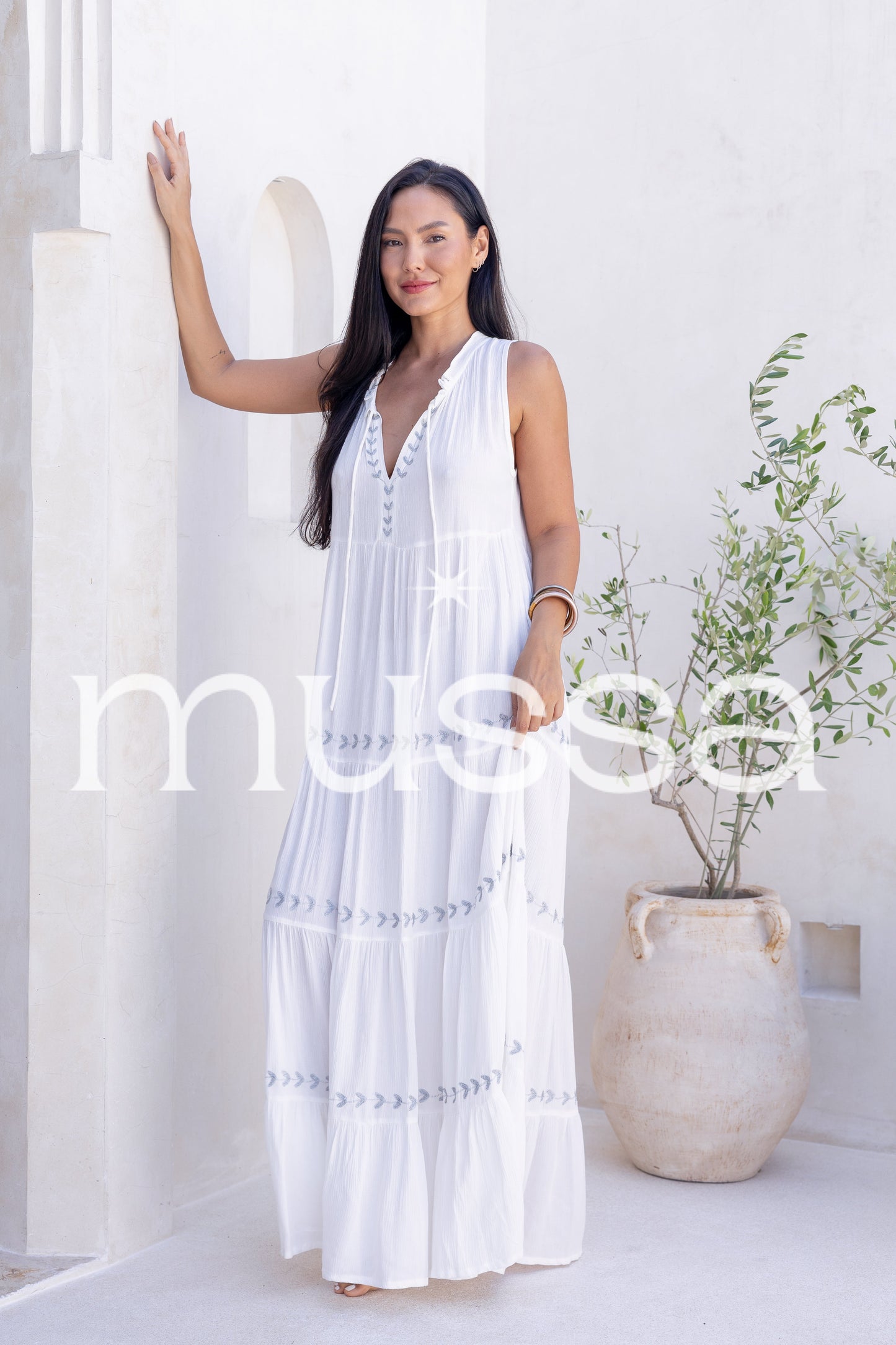 Vestido Laura blanco