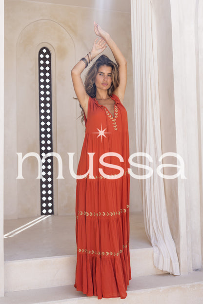 Vestido Laura caldera