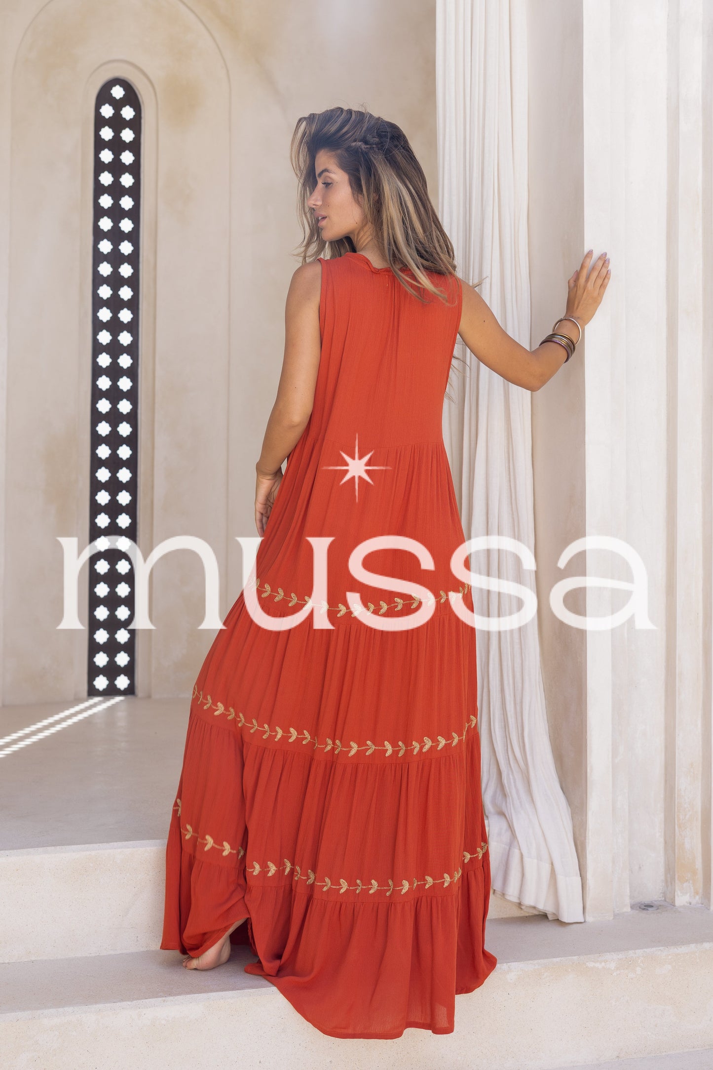 Vestido Laura caldera