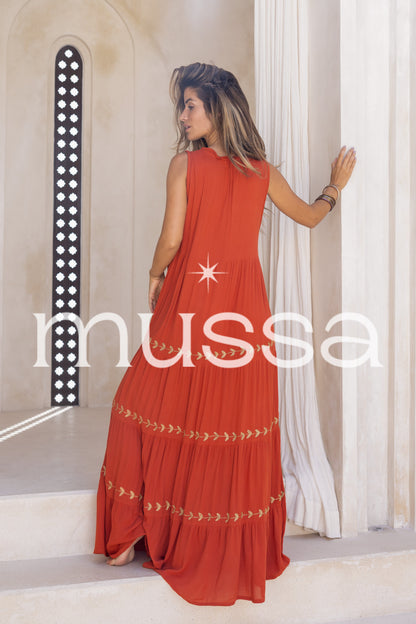 Vestido Laura caldera