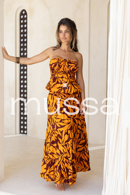 Vestido nina naranja spiro