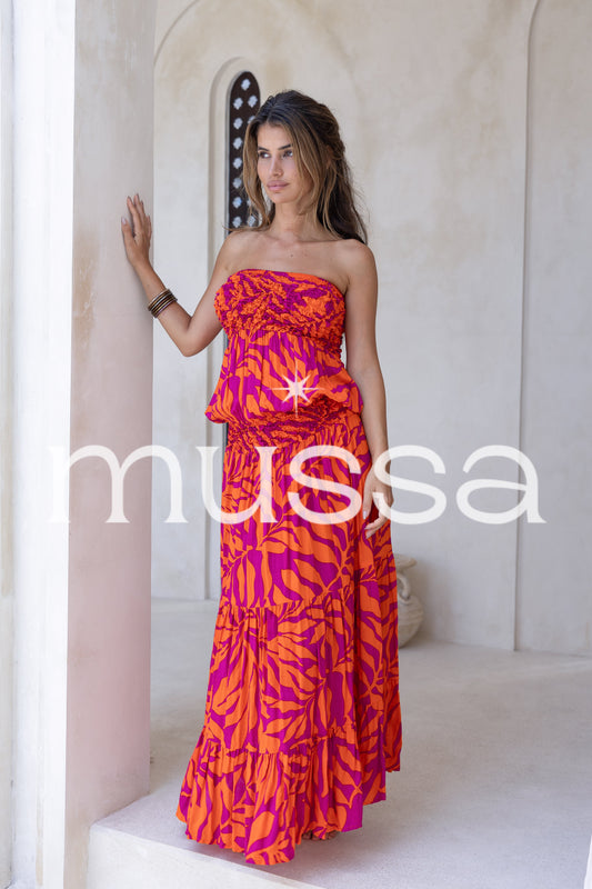 Vestido nina rosa spiro