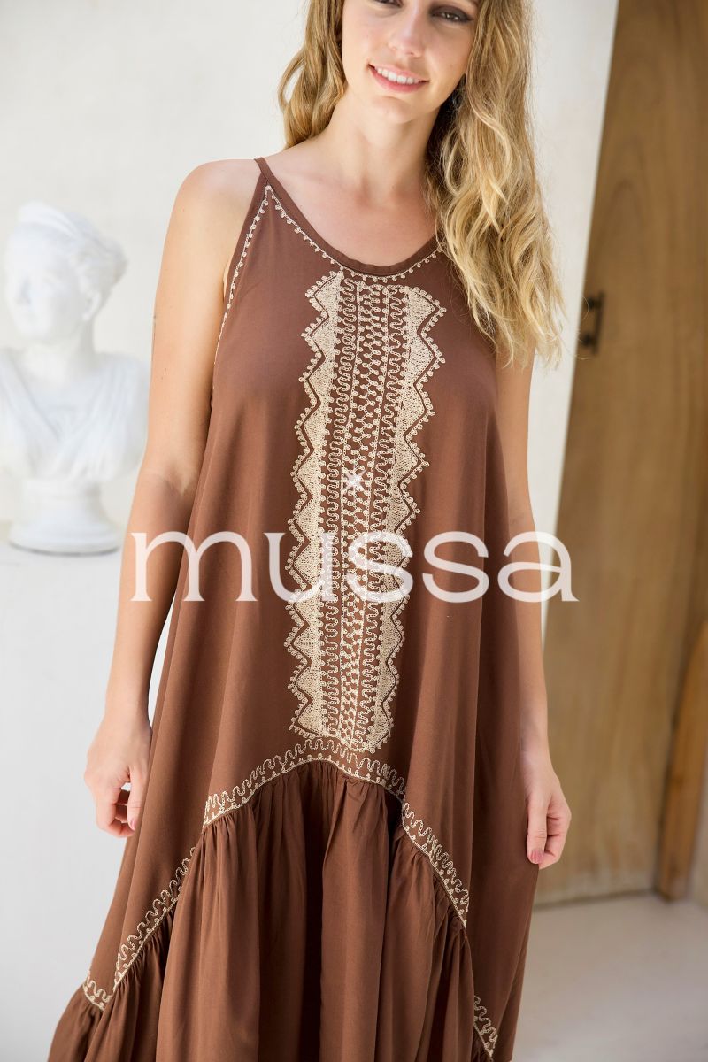 Vestido Zuki Marrón