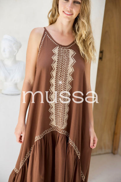 Vestido Zuki Marrón