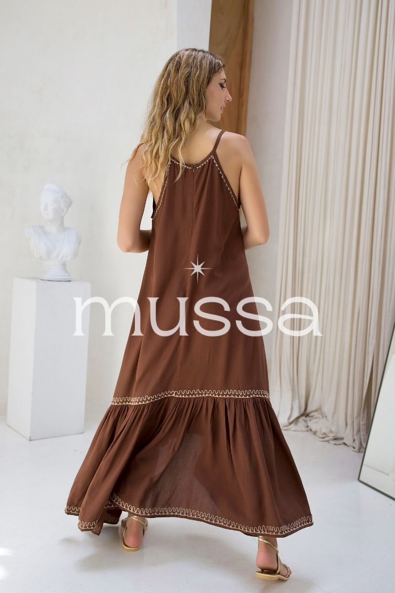 Vestido Zuki Marrón