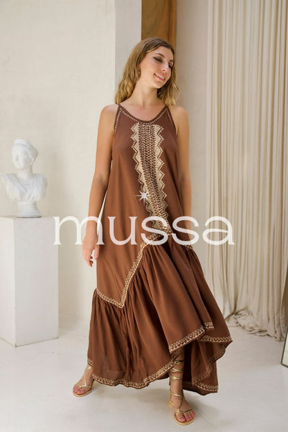 Vestido Zuki Marrón