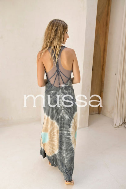 Vestido Eucalipto Gris Moon