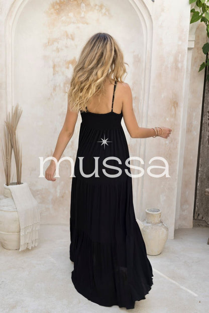 Vestido Jimena Negro Largo