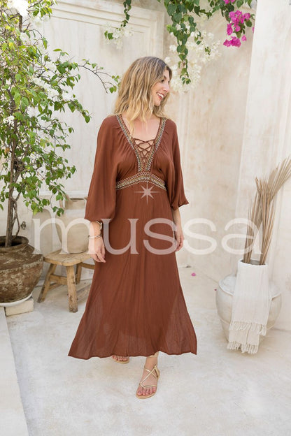 Vestido Toronto Marrón