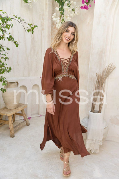 Vestido Toronto Marrón