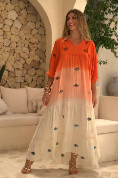 Vestido Naranja Lala