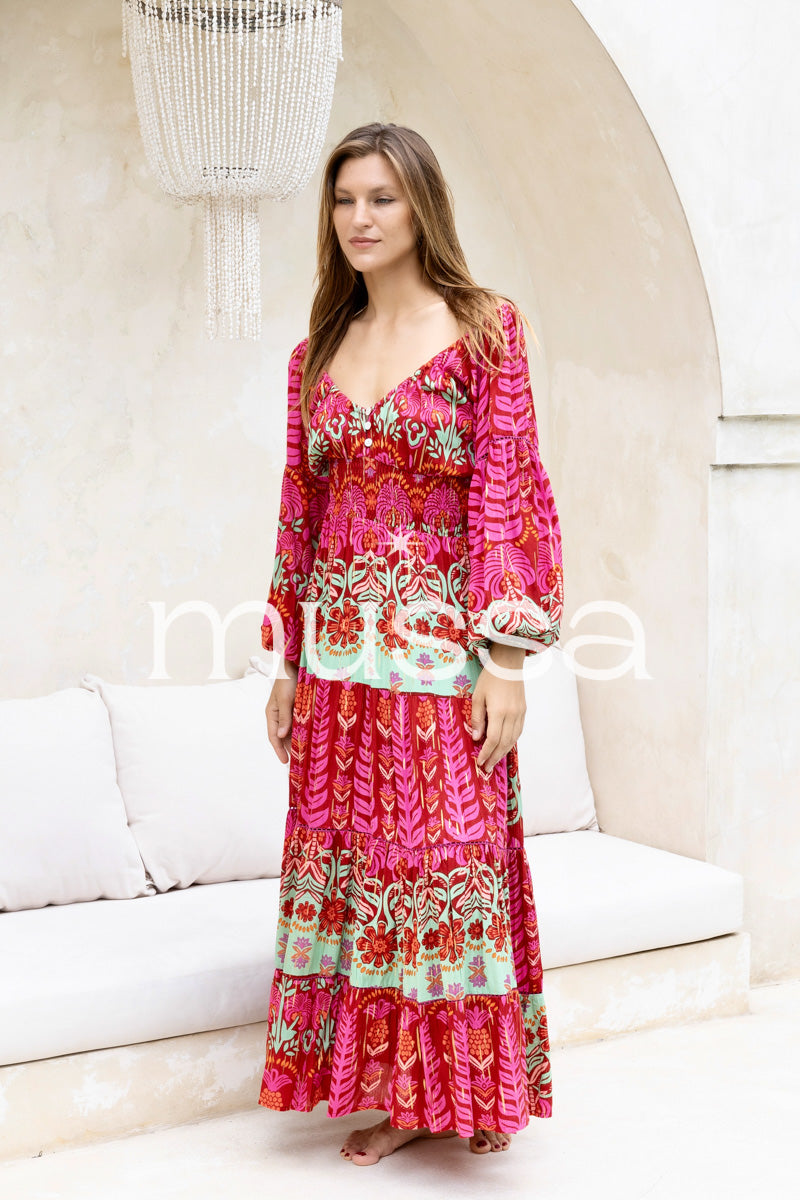 Vestido Danla Frambuesa