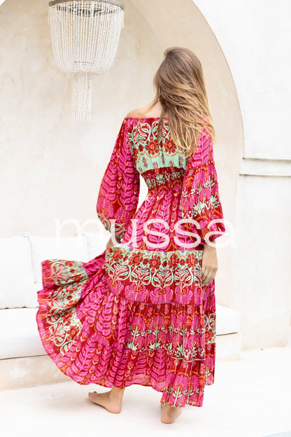 Vestido Danla Frambuesa