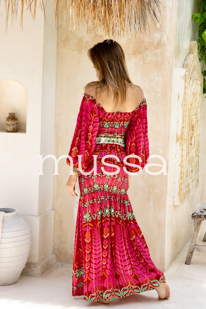 Vestido Kait Frambuesa