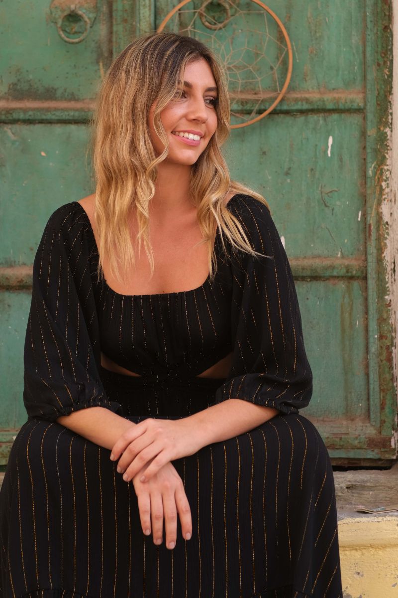 Vestido Negro Largo Made